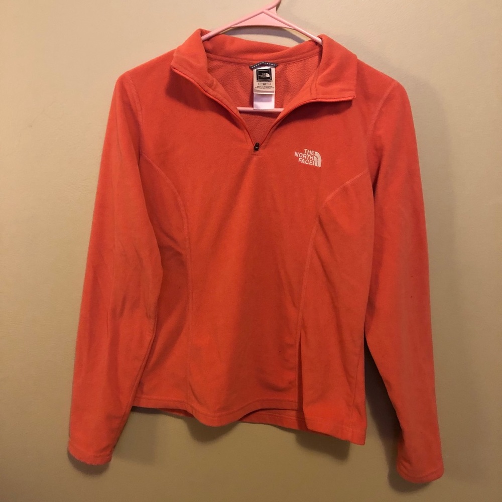 North face coral sweater